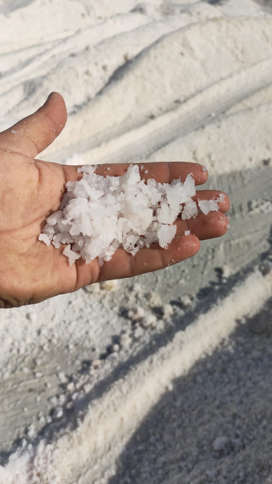 Industrial salt sample